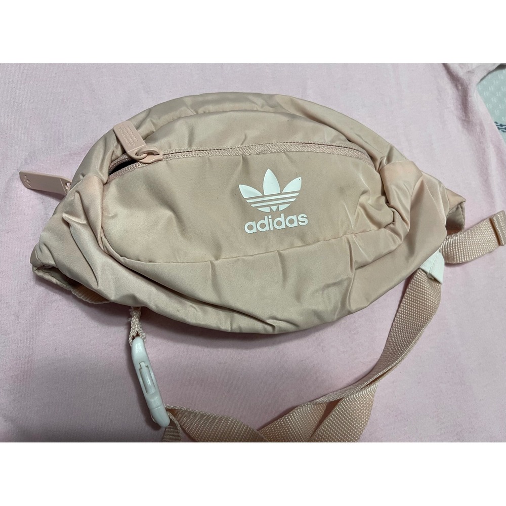 Adidas Originals Waist Bag Fanny Pack Blush Pink Trefoil Logo Recycled Polyester